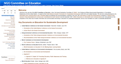 Desktop Screenshot of congo-education.net